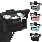 Stroller bag organizer attachment with multiple variant color options on a white background