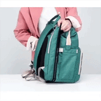 Video of portable baby diaper bag assembly