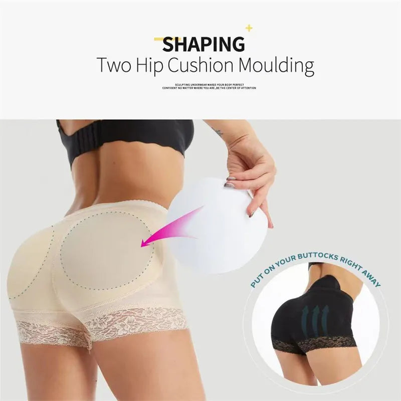 Shaping two hip cushion moulding product with text on a white background