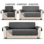 Sofa covers for 1-seater, 2-seater, and 3-seater sofas on a white background.