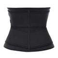 Black waist trainer on a white background